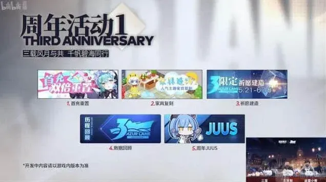 碧蓝航线奖励