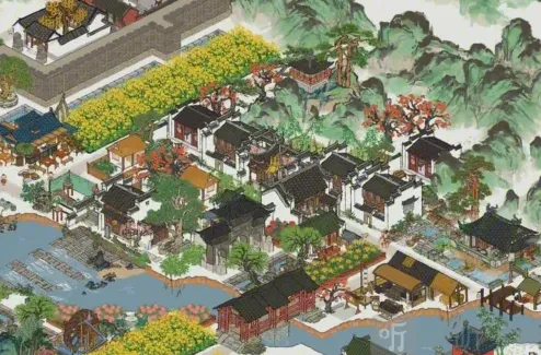 江南百景图图白