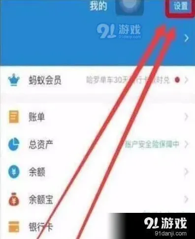 支付宝怎么开启