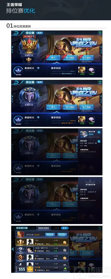 王者荣耀游戏界面