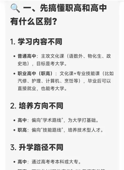 职高