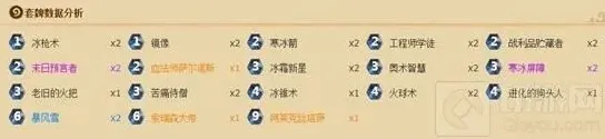 炉石传说法师卡组