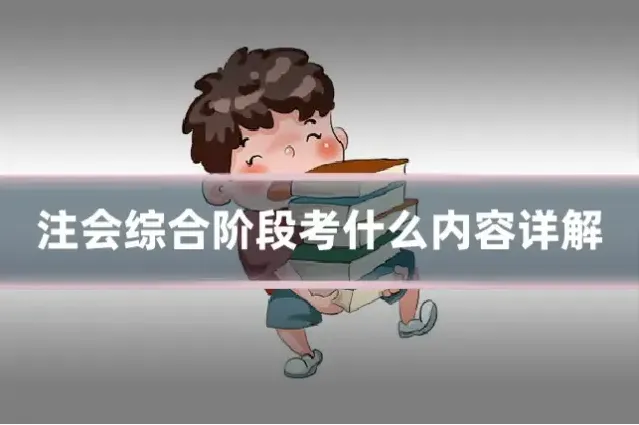 注会综合阶段考什么内容详解