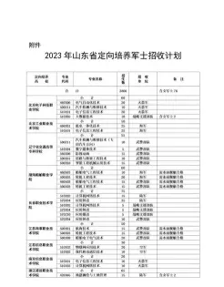 定向士官