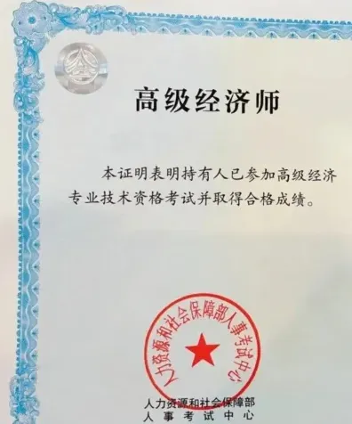 高级经济师
