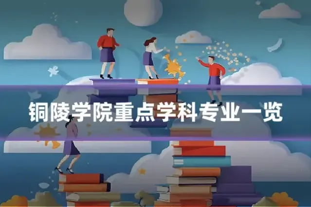 铜陵学院重点学科专业一览