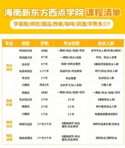 糕点师培训