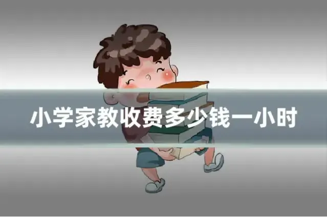 小学家教收费多少钱一小时