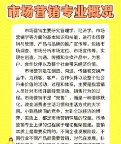 市场营销专业