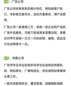 广告学专业
