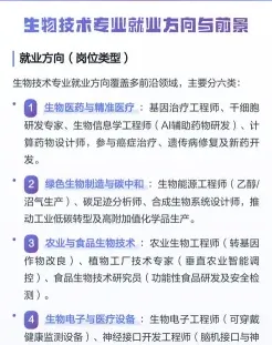 生物技术专业