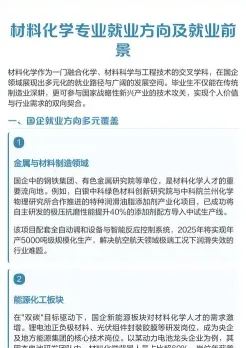 材料化学专业