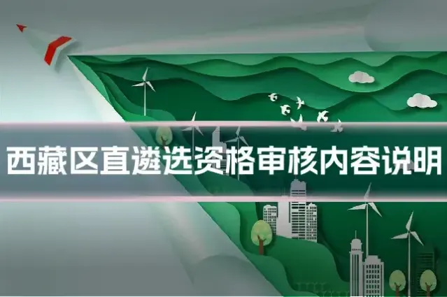 西藏区直遴选资格审核内容说明
