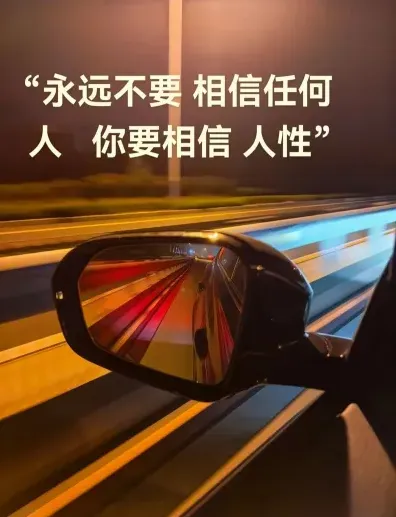 不相信任何人