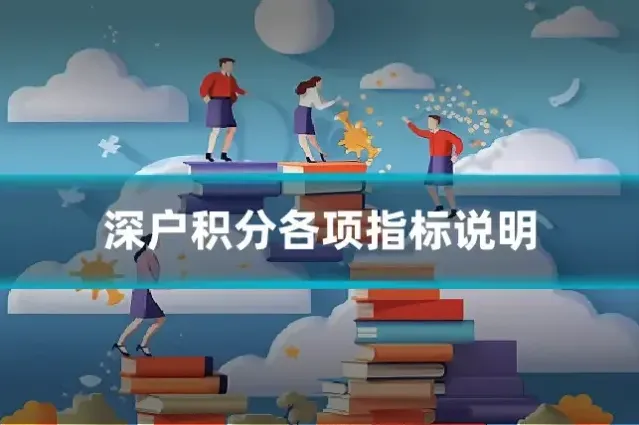 深户积分各项指标说明