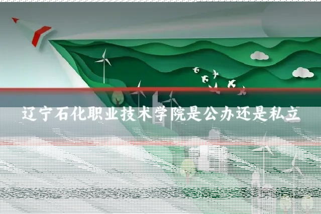 辽宁石化职业技术学院是公办还是私立