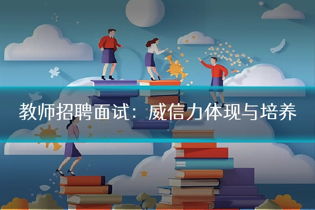教师招聘面试:威信力体现与培养