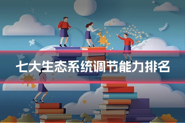 七大生态系统调节能力排名