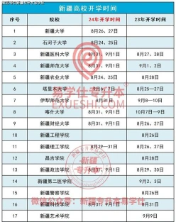 开学时间