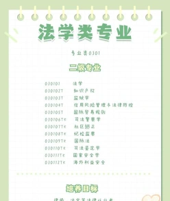 法学专业