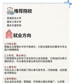 行政管理专业
