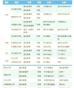 音乐表演专业
