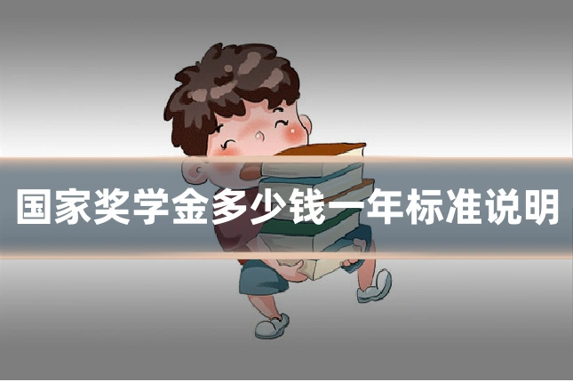 国家奖学金多少钱一年标准说明