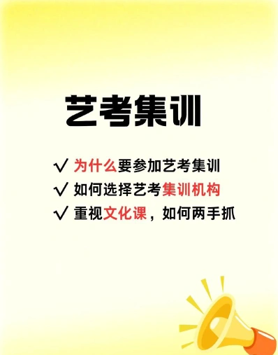 艺考集训
