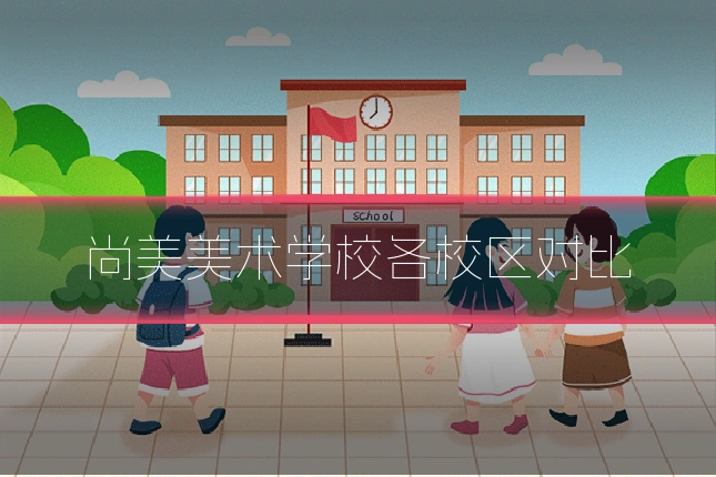 尚美美术学校各校区对比