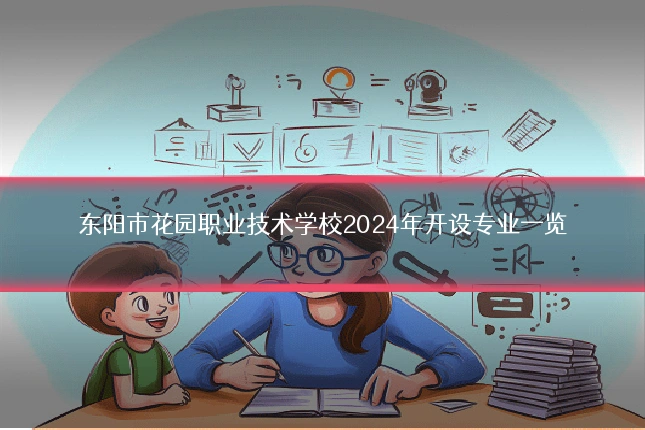东阳市花园职业技术学校2024年开设专业一览