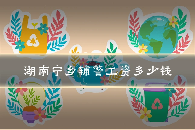 湖南宁乡辅警工资多少钱