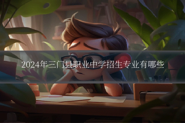 2024年三门县职业中学招生专业有哪些