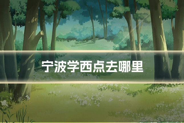 宁波学西点去哪里