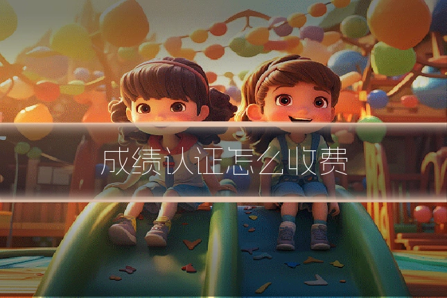 成绩认证怎么收费