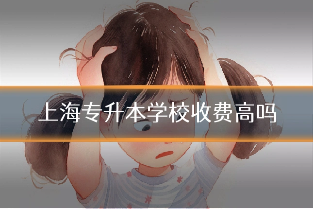 上海专升本学校收费高吗