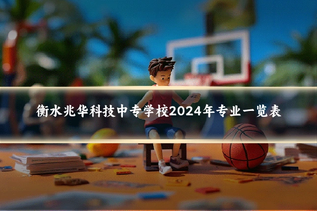 衡水兆华科技中专学校2024年专业一览表