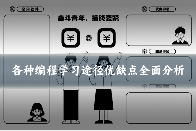 各种编程学习途径优缺点全面分析