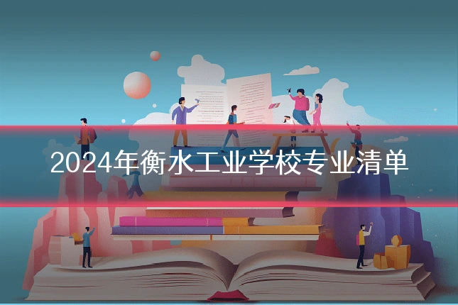 2024年衡水工业学校专业清单