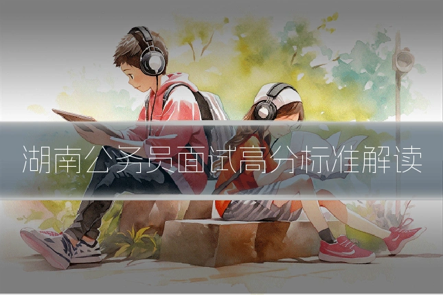 湖南公务员面试高分标准解读
