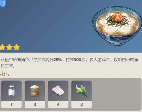 原神菜谱大全