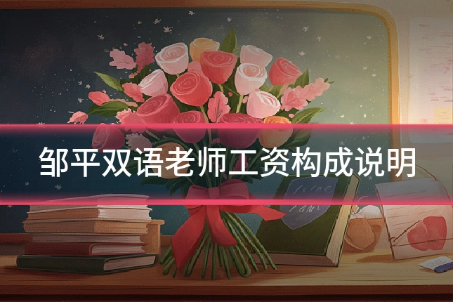 邹平双语老师工资构成说明