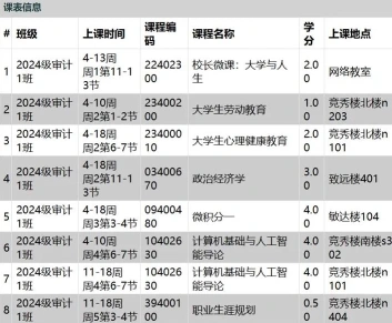课程