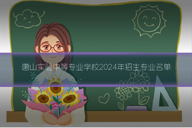 唐山实验中等专业学校2024年招生专业名单