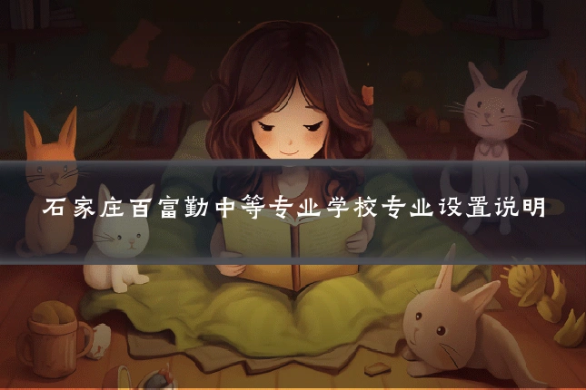 石家庄百富勤中等专业学校专业设置说明