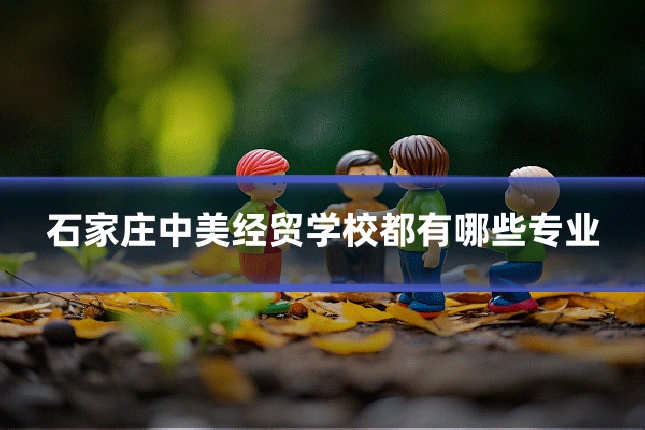石家庄中美经贸学校都有哪些专业