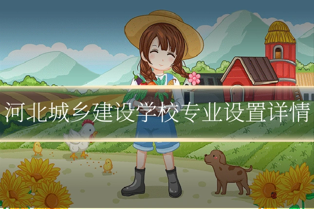 河北城乡建设学校专业设置详情