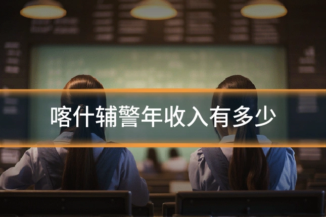 喀什辅警年收入有多少