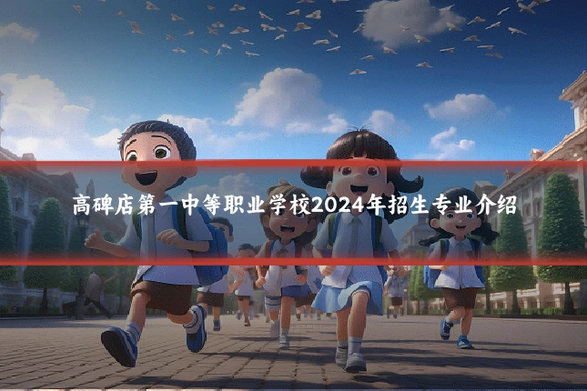 高碑店第一中等职业学校2024年招生专业介绍