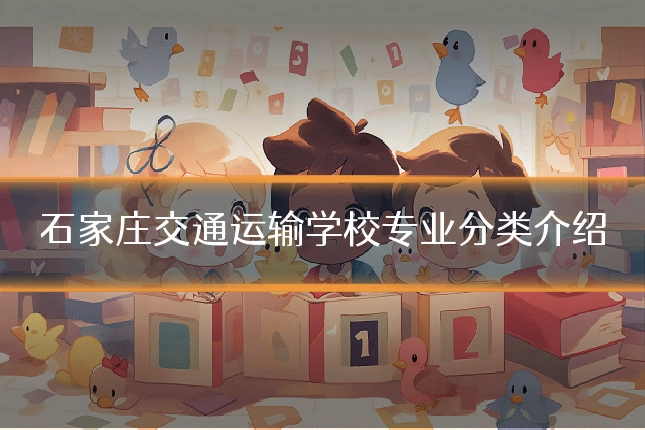 石家庄交通运输学校专业分类介绍