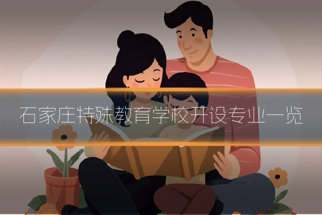 石家庄特殊教育学校开设专业一览